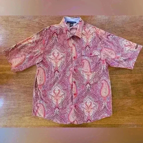 Le Jean De Marithe X Francois Girbaud Vintage Short Sleeve Men’s Shirt XL New! - Picture 1 of 8
